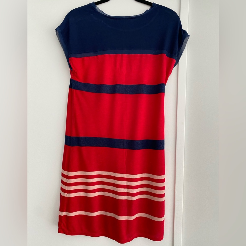 Jason Wu for target red and navy blue dress in a xs